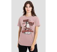 NBCU Women's Universal Monsters The Bride Femme Fatale T-Shirt, Pink | Size: Medium NBCU Pink M