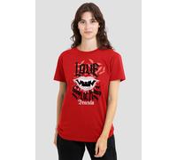 NBCU Women's Universal Monsters Valentine'S Day Dracula Love Sucks T-Shirt, Red | Size: 2XL NBCU Red 2XL
