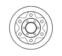 NBD863 National BRAKE DISC (SINGLE) OE QUALITY