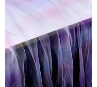 NBEADS 1.64 Yard Tulle Mesh Fabric, Rainbow Tulle Fabric Rolls Rainbow Sewing Craft Material for Skirt Sewing Crafting Wedding Birthday Derecoration, Pink