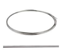 NBEADS 10 Gauge 304 Stainless Steel Wire, 2.5mm Solid Round Craft Wire 13m/42.65 Feet Per Roll Bendable Steel Wire for Sculpting Armature Bonsai Gardening Jewelry DIY Craft Projects