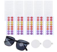 NBEADS 10 Sheets Dot Patches for Shooting Glasses, 160 Dots Translucent Magic Dot for Shooting Glasses Blinders Improve Accuracy Stickers for Hunting & Shooting