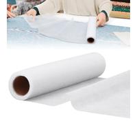 NBEADS 10 Yard Light Weight Fusible Bonding Web Fabric, 28cm Iron-On Non-Woven Fusible Interfacing Nylon Double-Sided Interfacing for DIY Crafts Supplies, White