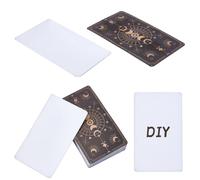 NBEADS 100 Blank Tarot Cards, Write-On Oracle Cards with White Back Design DIY Tarot Deck for Meditation Workshops Party Activities Creative Gifts, 2.72×4.65inch