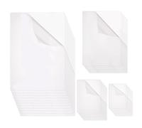 NBEADS 100 Pcs 4 Sizes Thermal Laminating Pouches, 0.3mm Thick Heavy-Duty Laminator Sheets Rectangle Plastic Film for ID Cards, Photos, Documents, Notices