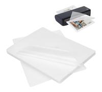 NBEADS 100 Pcs Plastic Laminating Pouches, Clear Thermal Laminating Pouch Film Photo Protecting Sheets for Sealed Photo Card Documents, 26.3x21.4x0.01cm