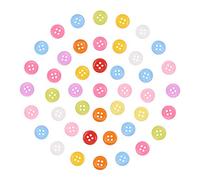 NBEADS 1000 Pcs Acrylic Buttons Sewing Buttons Resin Buttons(4-Hole) for Embellishments and Sewing, 15mm in diameter