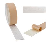 NBEADS 10M Peel and Stick Self Adhesive Foam Trim, 7.8cm Wide 3D Decorative Wallpaper Border Wall Edging Foam Wall Baseboard Trim for Hotel Home DIY Decoration, Old Lace