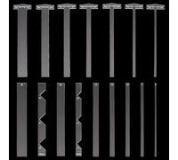 NBEADS 16 Pcs Book Cover Guide, Acrylic Bookbinding Ruler Easy Scrapbooking Tool Book Cover Making Kit for Album Journal Planner Making