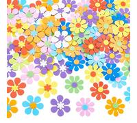 NBEADS 170 Pcs 2 Styles Foam Flower Stickers, Small Flower Wall Decorations Sticker Foam Crafts for Kindergartens, School Classrooms, Stage Environment Decoration