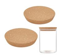 NBEADS 2 PCS 2 Sizes Large Cork Bottle Stoppers, Glass Bottles Corks Plug Corks Canning Jar Lids Barrel Cork for Kitchen Wedding Wine and Beer Bottle Crafts, 5.51-6.30 Inch/5.91-6.69 Inch