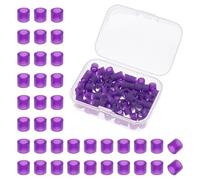 NBEADS 200 Pcs Dental Code Ring, Medium Orchid Silicone Color Bands Autoclavable Silicone Color Code Instrument Rings for Distinguish Dental Instruments