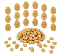 NBEADS 210 Pcs 3 Styles Potato Mini Vegetable Decor, Inspirational Resin Potato Miniature Vegetable Props for Kitchen Home Fall Harvest Farmhouse Party Festival Display DIY Crafts