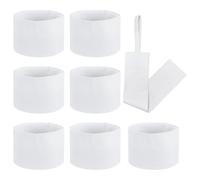NBEADS 24 Pcs Elastic Arm Bands, White Captain Arm Bands for Soccer Adjustable Leader Armband Team Sport Armband for Soccer Basketball Volleyball School Team Competition