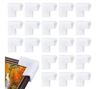 NBEADS 30 Pcs Edge Foam Protection Corners, L Shape Foam Corner Protectors Shipping for Fragile Artwork Furniture Corner Table Edge Guard Photo Shipping Packaging