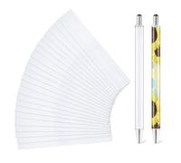 NBEADS 350 Pcs Sublimation Shrink Wrap for Pen, Pen Cover Shrink Film, 11.9x2cm Plastic Sublimation Blank for DIY Pen Making Accessory