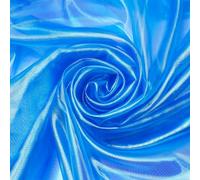 NBEADS 3m/3.3 Yards Organza Fabric, Rainbow Gradient Lace Iridescent Holographic Gauze Fabric for Wedding Dress Curtain Photography Background DIY Supplies Decor 1.5m Wide, Dodger Blue