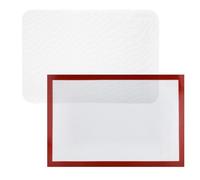 NBEADS 4 Pcs 2 Styles Applique Fusing Mat, 60cmx40cm Appliques Pressing Sheet Silicone Non-slip Mat for Quilters Arts Crafts Creation and Fusible Web Fabric Supplies
