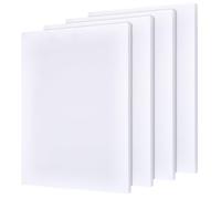 NBEADS 4 Pcs High Density XPS Foam Board, 40x30cm White XPS Craft Foam for DIY Modeling Art Projects Party Decoration Cosplay Prop Production Carve Heat Insulation, 2cm Thick