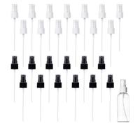 NBEADS 40 Pcs 2 Colors Spray Bottle Top, Plastic Spray Bottle Replacement Head Black and White for Perfumes Essential Oil Cleaning Solutions Bottles, 14.5x2.2cm
