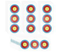 NBEADS 40Pcs Targets Paper, Archery Target Practice Accessories 3 Spot Archery Vertical Targets Bow Targets for Hunting Backyard Target Competition Shooting Archery Accessories, 60×25cm