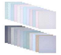 NBEADS 48 Sheets 24 Colors Scrapbook Paper, 30.5x30.7cm Double Sided Bohemian Patterned Craft Paper for Card Making Journaling Planner Origami Scrapbook Collage Supplies, 0.1mm Thick