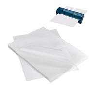 NBEADS 50 Pcs Thermal Laminating Pouches, 0.3mm Thick Rectangle Plastic Laminator Sheets A4 Size Tick Laminating Film Ideal for Notices and Photos Documents, 30.6x22.1cm