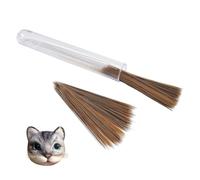 NBEADS 500 Pcs Animal Whiskers for Crafts Needle Felting, 2 inch Long Camel Simulated Animal Whiskers Plastic Craft Animal Beards for Cat, Mouse, Rabbit, Puppets