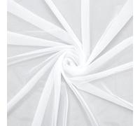 NBEADS 5m White Mesh Fabric, 1.6m Wide Polyester Mesh Fabrics Nylon Spandex Power Mesh Fabric by The Yard for DIY Crafts Making Suppies, Sewing, Bridal, Dress, Decoration