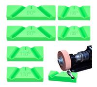 NBEADS 6 Pcs Drill Bit Sharpener Guide Jig Sets, ABS Plastic Drill Bit Jig with 90°/118°/135°Angles Guide Manual Drills Grinder Too for Machinists and DIY Enthusiasts