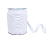 NBEADS 66m Piping Bias Tape, 1.3cm Bias Binding Tape Double Fold Bias Tape Sewing Craft Binding Tape for Sewing Seaming Hemming Piping Quilting Projects, White