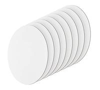 NBEADS 8 Pcs Oval Painting Canvas Panels, Blank Canvas Drawing Boards for Oil & Acrylic Painting Students Artist Hobby Painters and Beginners, 30x20cm