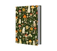 NBEADS Cat Book Cover, Stretchy Fabric Book Sleeve Elastic Reusable Book Protector for Hardcover Textbooks Paperback, up to 20.6 x 27.4cm