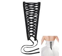 NBEADS Dress Kit Corset Back 3cm Wide Wedding Satin Zipper Replacement Adjustable Fit Formal Prom Corset Back Kit for Women