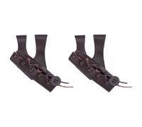 NBEADS Medieval Knight Sword Holster, Leather Sword Sheath Waist Sword Belt Holder Adjustable Sword Holster Viking Warrior Costume for Halloween Renaissance Accessories, Coconut Brown