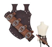 NBEADS Medieval Sword Frog, Vintage Sword Holster Leather Sword Sheaths Adjustable Sword Holster Viking Warrior Costume for Halloween Renaissance Accessories