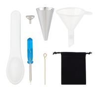 NBEADS Mini Funnel Set for Cremation Jewelry Filling, Small Bottles Funnel Filler Kit Jewelry Ashes Fillers Funnel for Urn Preservation Jewelry Filling Ashes Pendant Necklace Liquid Transfer