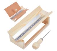 NBEADS Signature Punching Tool for Bookbinding, Bookbinding Punching Cradle with Aluminum Piercing Guide Book Binding Tools Guide Set for DIY Crafts Notebooks Journals Planners Books, 25x9x7.7cm