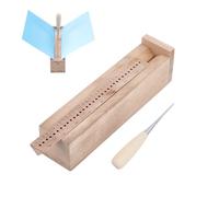 NBEADS Signature Punching Tool for Bookbinding, Bookbinding Punching Cradle with Wooden Piercing Guide Book Binding Tools Set for DIY Crafts Notebooks Journals Planners