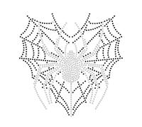 NBEADS Spider Heart Iron on Rhinestones Transfer, 29.7x21cm Heat Transfer Decal Bling Crystal Insect Decals Heat Transfer Patch Clothing Repair Applique for T-Shirt Clothing Pants Bags