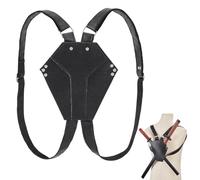 NBEADS Sword Back Holder, Black Sword Bag Katana Sword Belt Adjustable Sword Frog and Katana Back Holster Medieval Katana Belt for Cosplay Party Ninja Hero Cosplay Anime Costumes