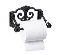 NBEADS Vintage Toilet Paper Holder, Wall Mounted Toilet Loo Roll Holder Vintage Brown Tissue Holder for Bathroom Kitchen Towel Paper Storage, 14.4x9.0x8.4cm