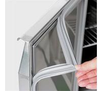 NBEST Custom Universal Refrigerator Door Gasket,Freezer Door Magnetic Gasket Rubber Seal Part Replaces,White/Gray