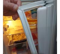 NBEST Refrigerator Door Gasket Freezer Door Magnetic Rubber Seal Strip Replacement Part,Custom Made To Your Size,White