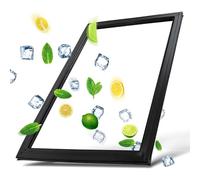 NBEST Refrigerator Door Magnetic Seal Gasket Whole Parts Customizable Any Sizes-Replacement Door Gasket for Cooler and Freezer,Free Including door closer,Black