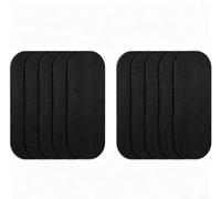 NbgrvB 10 Pack Activated Charcoal Ceiling Fan Filters Natural Coconut Shell Air Purifier Pads for Dust and Pet Dander Slim Stick-On Design for Home Air Quality Improvement 250 * 90 * 10mmOval
