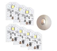 NbgrvB 10pcs for ge Refrigerator LED Lights WR55X11132 Screw Fitting Equivalent Soft White Glow Factory Tested Kitchen Upgrade