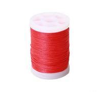 NbgrvB 120M Bowstring Serving Thread, 400D Nylon Thread 0.020-inch Spool, for Bow Maintenance and Crafting(Red)