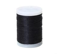 NbgrvB 120M Bowstring Serving Thread, 400D Nylon Thread 0.020-inch Spool, for Bow Maintenance and Crafting(Black)