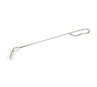 NbgrvB 18 Inch for Stainless Steel Ash for Kamado Joe for Classic and S for M for L, Metal Ash Remover with Hanging Hook for Charcoal Grills